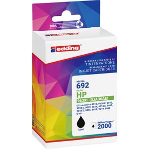 Edding Inktcartridge vervangt HP 963XL, 3JA30AE Compatibel Zwart EDD-692 18-692