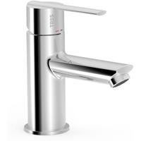 Wastafelkraan Tres Lex | Opbouw | Mengkraan | Standaard model | 1-hendel | Rond | Chroom