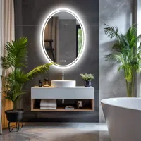 Luxe Ronde LED Badkamerspiegel | 60x80 cm | Frameloos | Touchbediening & Anti-condens