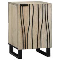 Badkamerkast met plank Bruin en zwart 38 x 33.5 x 58 cm