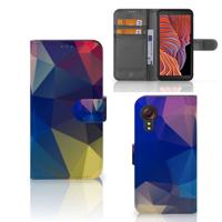 Samsung Galaxy Xcover 5 | Book Case | Polygon Dark Samsung Galaxy Xcover 5 | Book Case | Polygon Dark