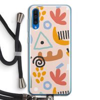 Abstract: Samsung Galaxy A50 Transparant Hoesje met koord