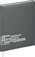 Pagna gastenboek, donkergrijs