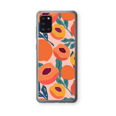 Perzik: Samsung Galaxy A31 Transparant Hoesje