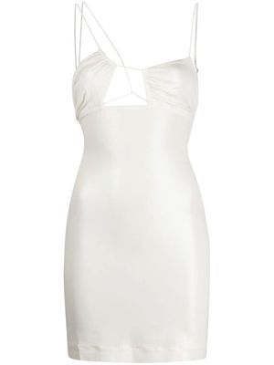 Nensi Dojaka robe à coupe courte - Blanc