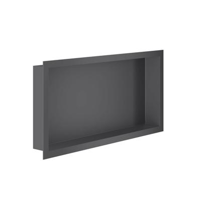 Wandnis Aloni Inbouw | 60x30x7 cm | 1 vak | Gun metal