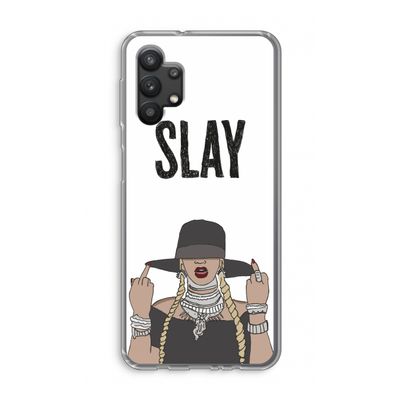 Slay All Day: Samsung Galaxy A32 5G Transparant Hoesje