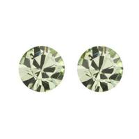Biba Oorbellen met Swarovski Steentje Chrysolite