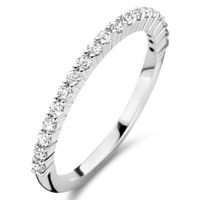 TI SENTO-Milano 12268ZI Ring zilver-zirconia wit 1,5 mm