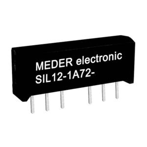 StandexMeder Electronics SIL12-1A72-71L Reedrelais 1x NO 12 V/DC 1 A 15 W SIL-4