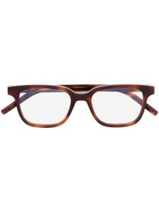 Saint Laurent Eyewear lunettes de vue carrées SL M110 - Marron