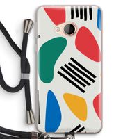 Illustratieve pop 1: HTC U Play Transparant Hoesje met koord
