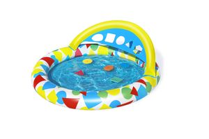 Bestway 47" x 46" x 18"/1.20m x 1.17m x 46cm Splash & Learn Kiddie Pool