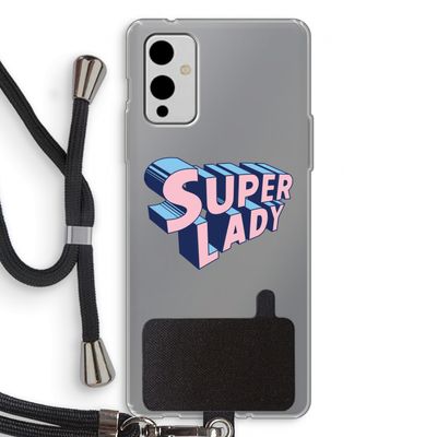 Superlady: OnePlus 9 Transparant Hoesje met koord