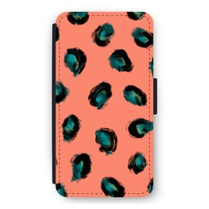Pink Cheetah: iPhone 12 mini Flip Hoesje