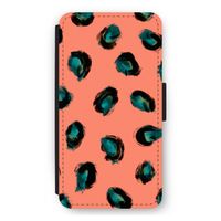 Pink Cheetah: iPhone 12 mini Flip Hoesje