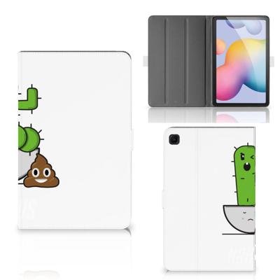 Samsung Galaxy Tab S6 Lite | S6 Lite (2022) Hippe Tablet Hoes Cactus Poo Samsung Galaxy Tab S6 Lite | S6 Lite (2022) Hippe Tablet Hoes Cactus Poo