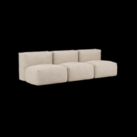 Soft Sofa Indoor - 3 Seater Open
