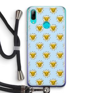 Leeuwenkoppen: Huawei P Smart (2019) Transparant Hoesje met koord