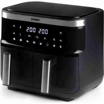 Domo Hot Air Fryer - DO537FR - 2 x 4 L - 85 ° A 200 ° - 8 Automatische programma's - L40 x W 40 x H 36 cm