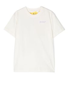 Off-White Kids t-shirt à logo imprimé - Tons neutres