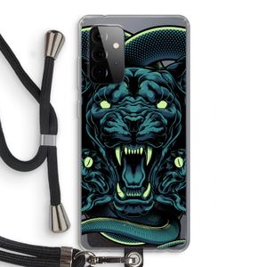 Cougar and Vipers: Samsung Galaxy A72 5G Transparant Hoesje met koord
