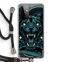 Cougar and Vipers: Samsung Galaxy A72 5G Transparant Hoesje met koord