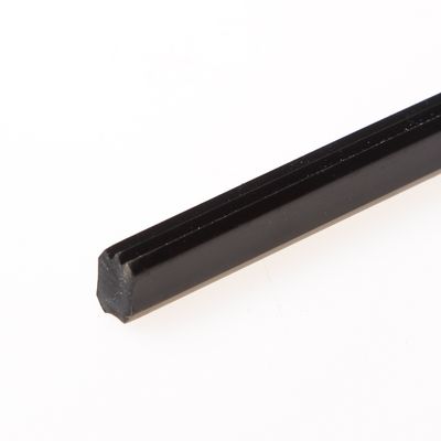 Inleg trapstrip pvc ts 11x8 zwart