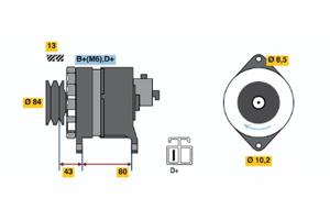 Bosch Alternator/Dynamo 9 120 334 626