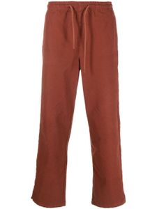 A.P.C. pantalon de jogging à lien de resserrage - Rouge