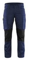 Blåkläder Dames Service werkbroek Stretch 71591845 | Marineblauw/Zwart | Maat 50 - 7330509499450 Blåkläder Dames Service werkbroek Stretch 71591845 | Marineblauw/Zwart | Maat 50 - 7330509499450