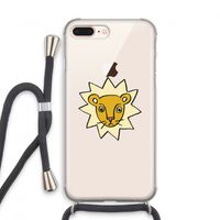 Kleine leeuw: iPhone 7 PLUS Transparant Hoesje met koord