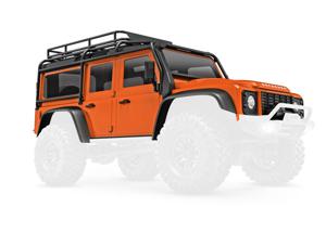 Traxxas - Body, Land Rover Defender, complete, orange (TRX-9712-ORNG)