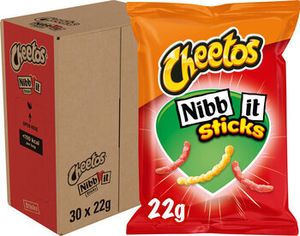 Cheetos Cheetos - Nibbit Sticks Natural 22 Gram 30 Stuks