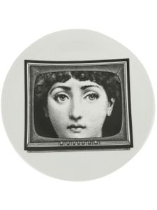 Fornasetti assiette imprimée - Noir