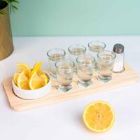 Tequila set op serveertray