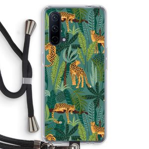 Luipaard 2: OnePlus Nord CE 5G Transparant Hoesje met koord