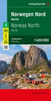 Wegenkaart - landkaart 3 Noorwegen Noord - Narvik - Bodo - Namsos - Lofoten | Freytag & Berndt