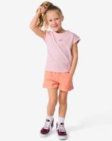 HEMA Kinder Korte Broek Paperbag Perzik (perzik)