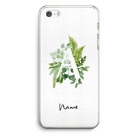 Green Brush: iPhone 5 / 5S / SE Transparant Hoesje