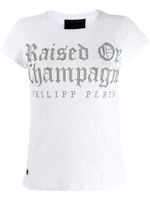 Philipp Plein t-shirt à détail de slogan - Blanc - thumbnail