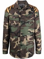 Philipp Plein veste Golden Eagle à motif camouflage - Marron - thumbnail