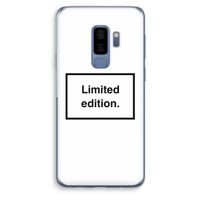 Limited edition: Samsung Galaxy S9 Plus Transparant Hoesje