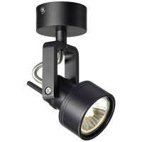 SLV INDA 147550 Wandlamp GU10 50 W Zwart - thumbnail