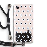 Eyes pattern: Pixel 3 XL Transparant Hoesje met koord