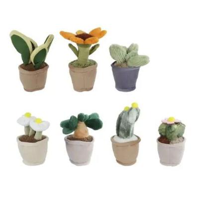 Plant pluche S 7ass 12-17 cm - Van der leeden