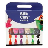 Creativ Company Silk Clay Boetseerklei Verschillende kleuren 6 stuk(s) - thumbnail