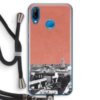 Marrakech Skyline : Huawei P20 Lite Transparant Hoesje met koord