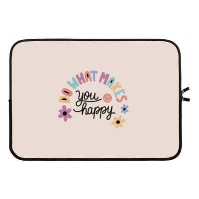 Happy days: Laptop sleeve 13 inch