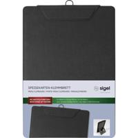 Sigel KB100 Menuklembord DIN A4 Zwart (b x h) 23 cm x 33 cm Sigel KB100 Menuklembord DIN A4 Zwart (b x h) 23 cm x 33 cm